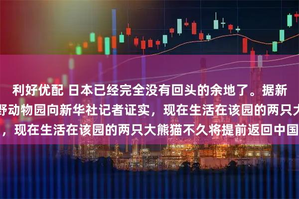 利好优配 日本已经完全没有回头的余地了。据新华社报道：日本东京上野动物园向新华社记者证实，现在生活在该园的两只大熊猫不久将提前返回中国